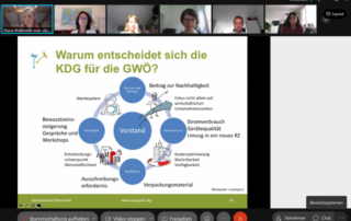 Screenshot der dig. Konferenz