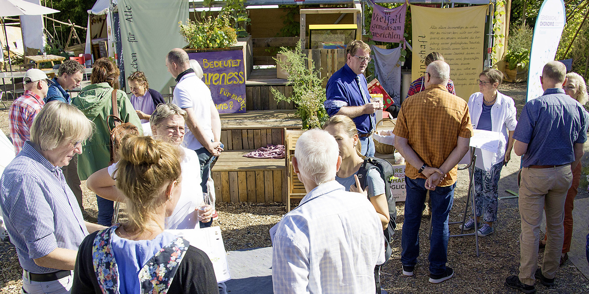 GWÖ-Unternehmer:innen-Frueshoppen im Zukunftsdorf22 der RG Kassel am 04.09.2022 c