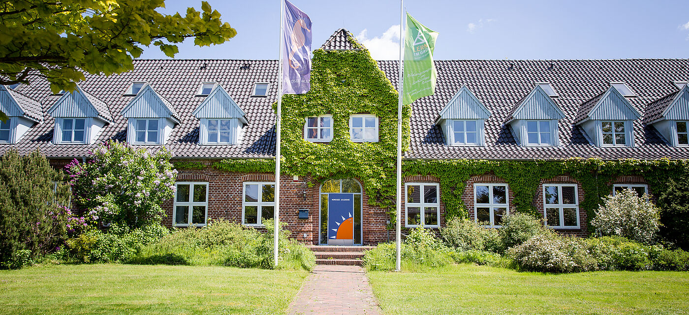 Eingang zur Nordsee Akademie in Leck