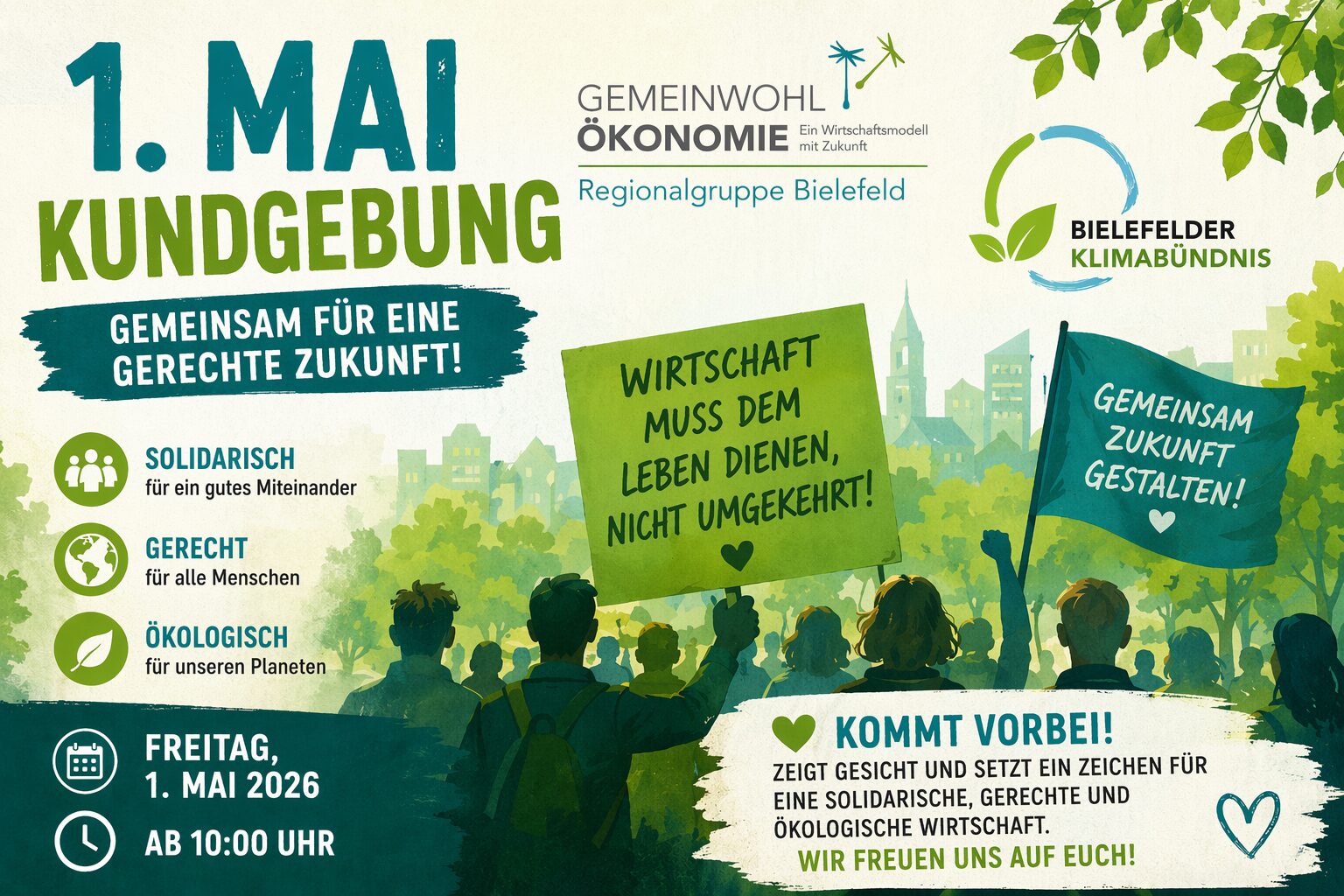 1. Mai Kundgebung im Ravensberger Park