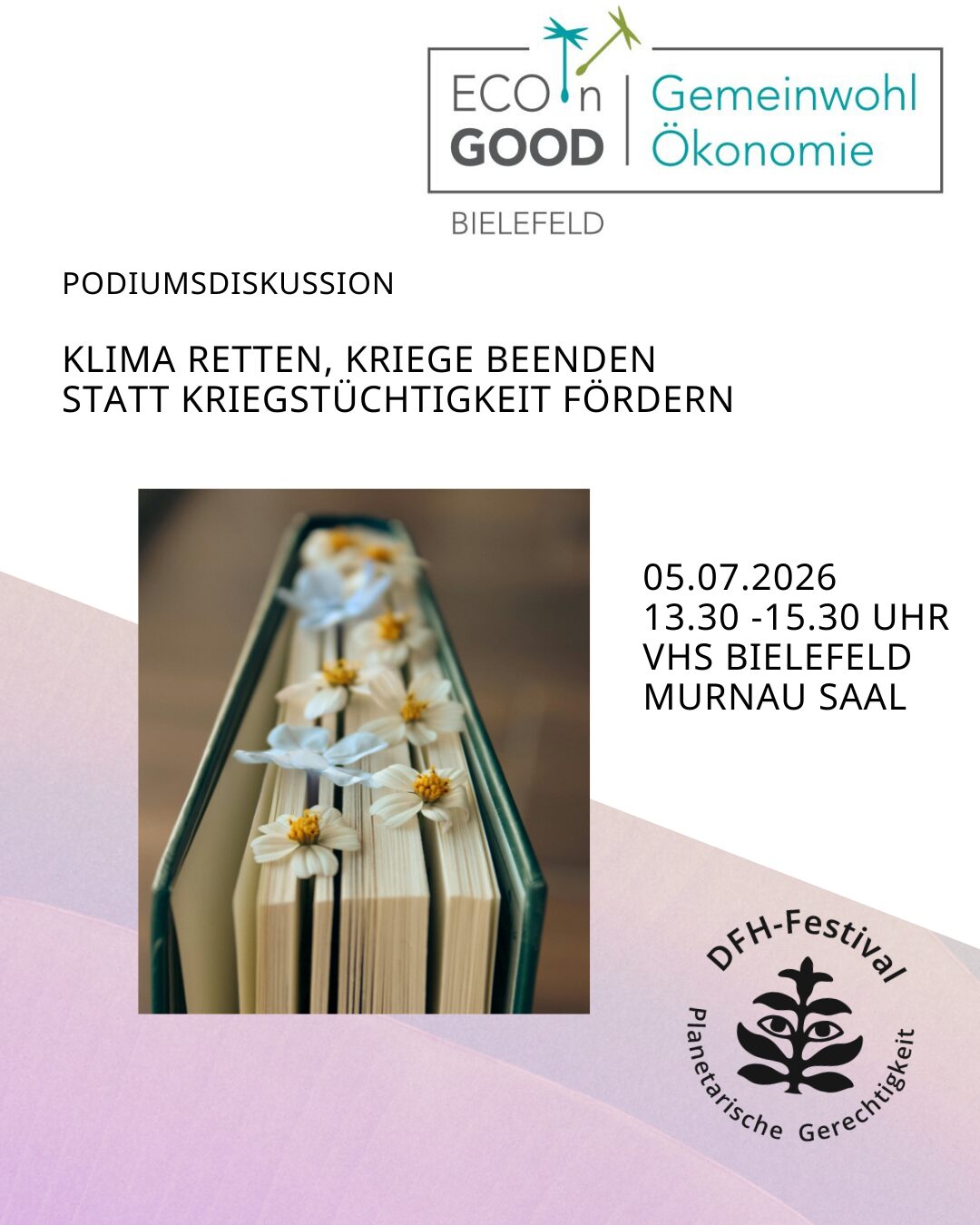 Klima retten, Kriege beenden statt Kriegstüchtigkeit fördern