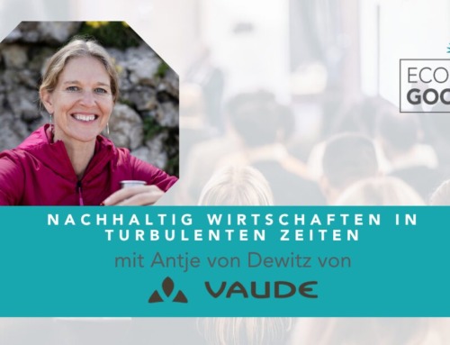 Nachhaltig wirtschaften in turbulenten Zeiten  mit Antje von Dewitz (VAUDE)